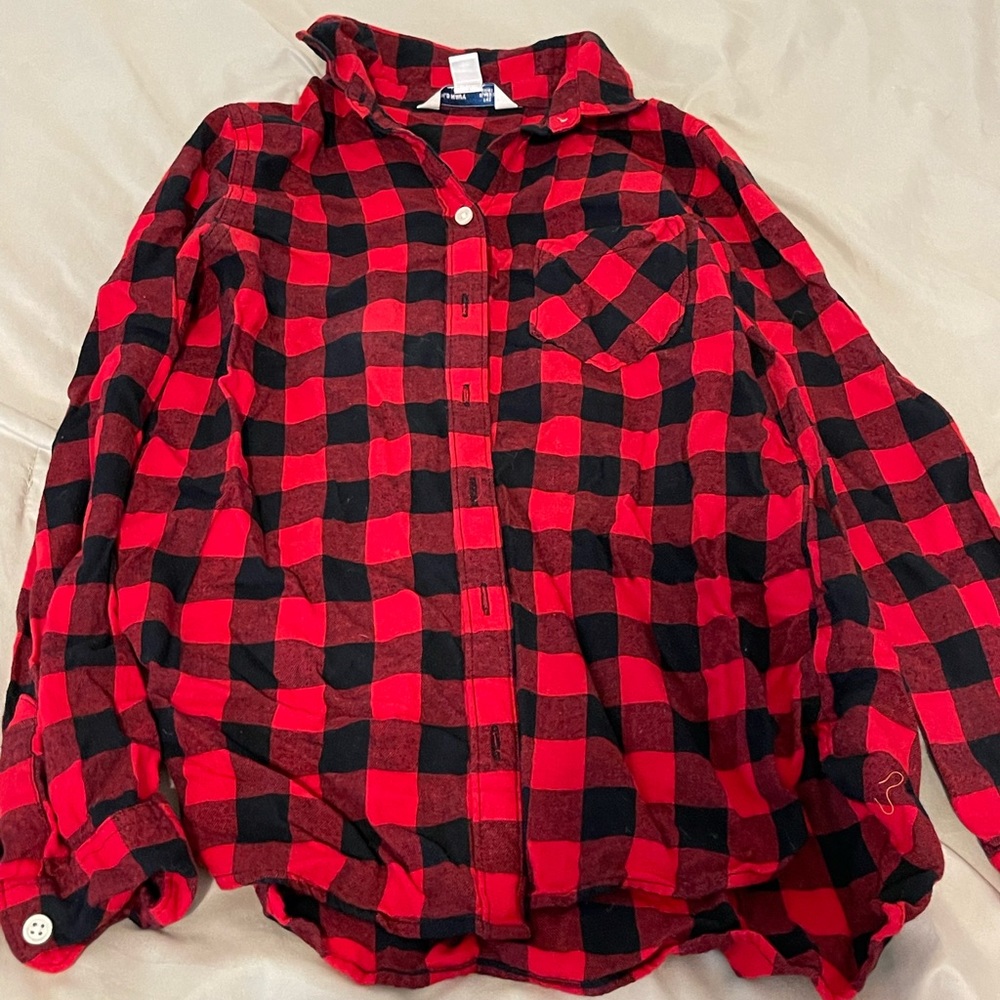 Black and red flannel